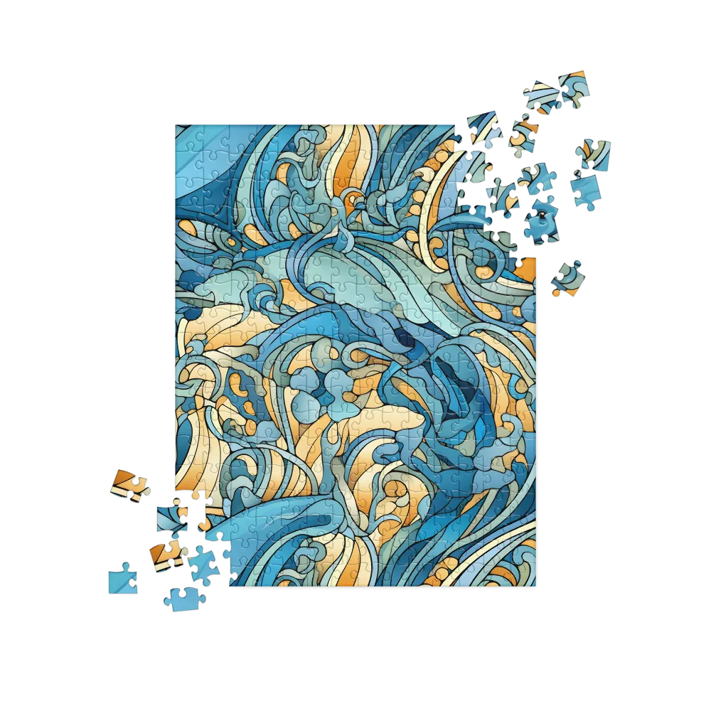 Dancing Waves of the Ocean | Jigsaw Puzzle | 252 pieces