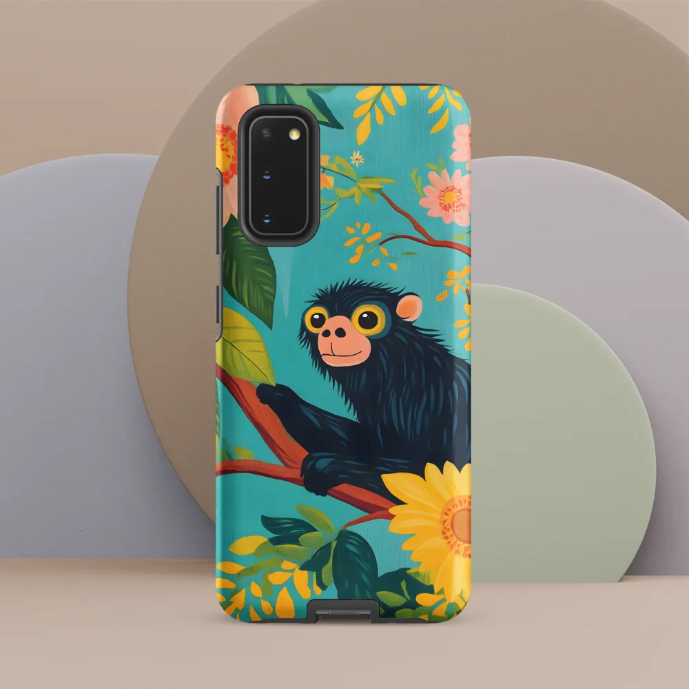 Joyful Encounter in a Floral Paradise