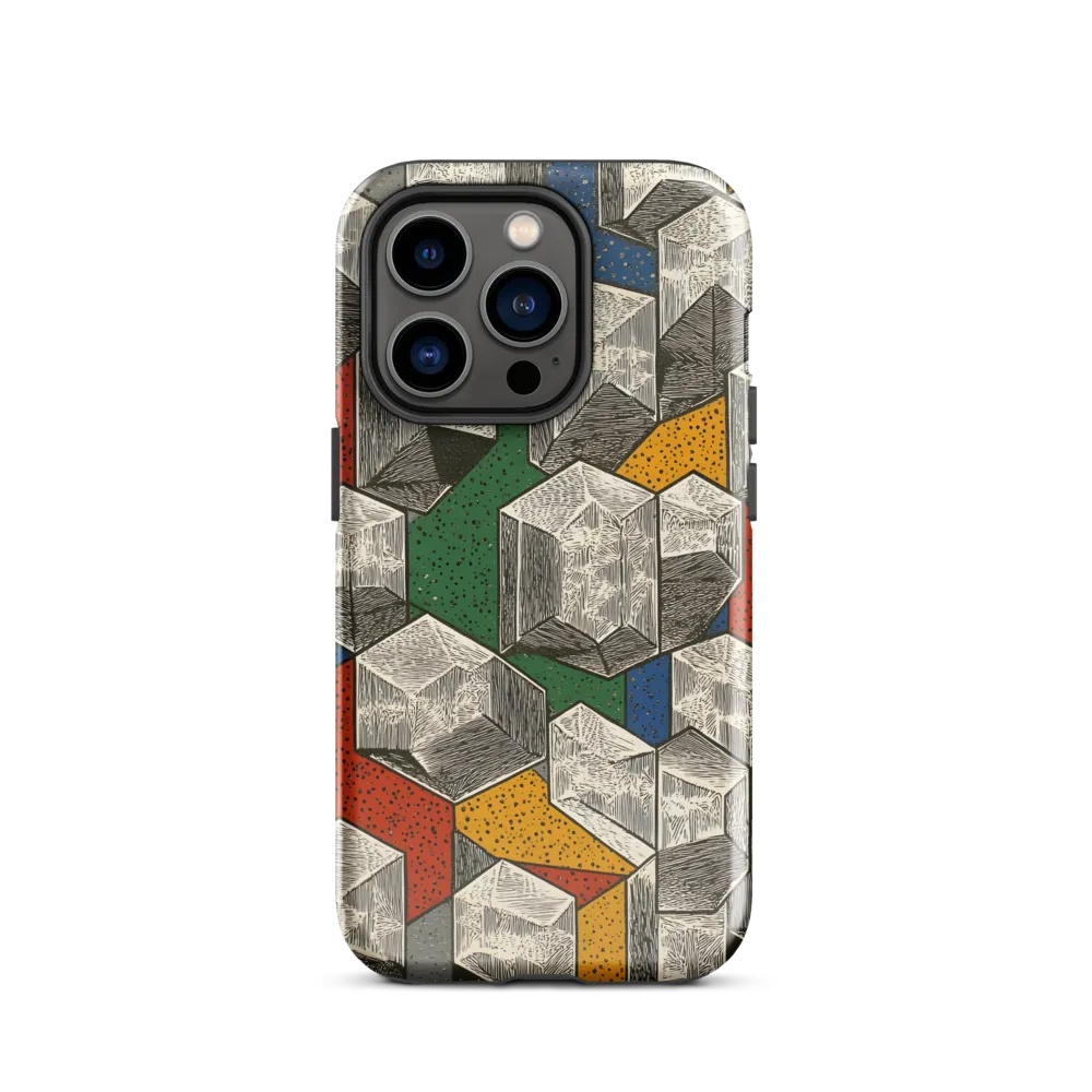 Cubic Dynamics | Phone Case |  14 Pro | Tough Case | Glossy