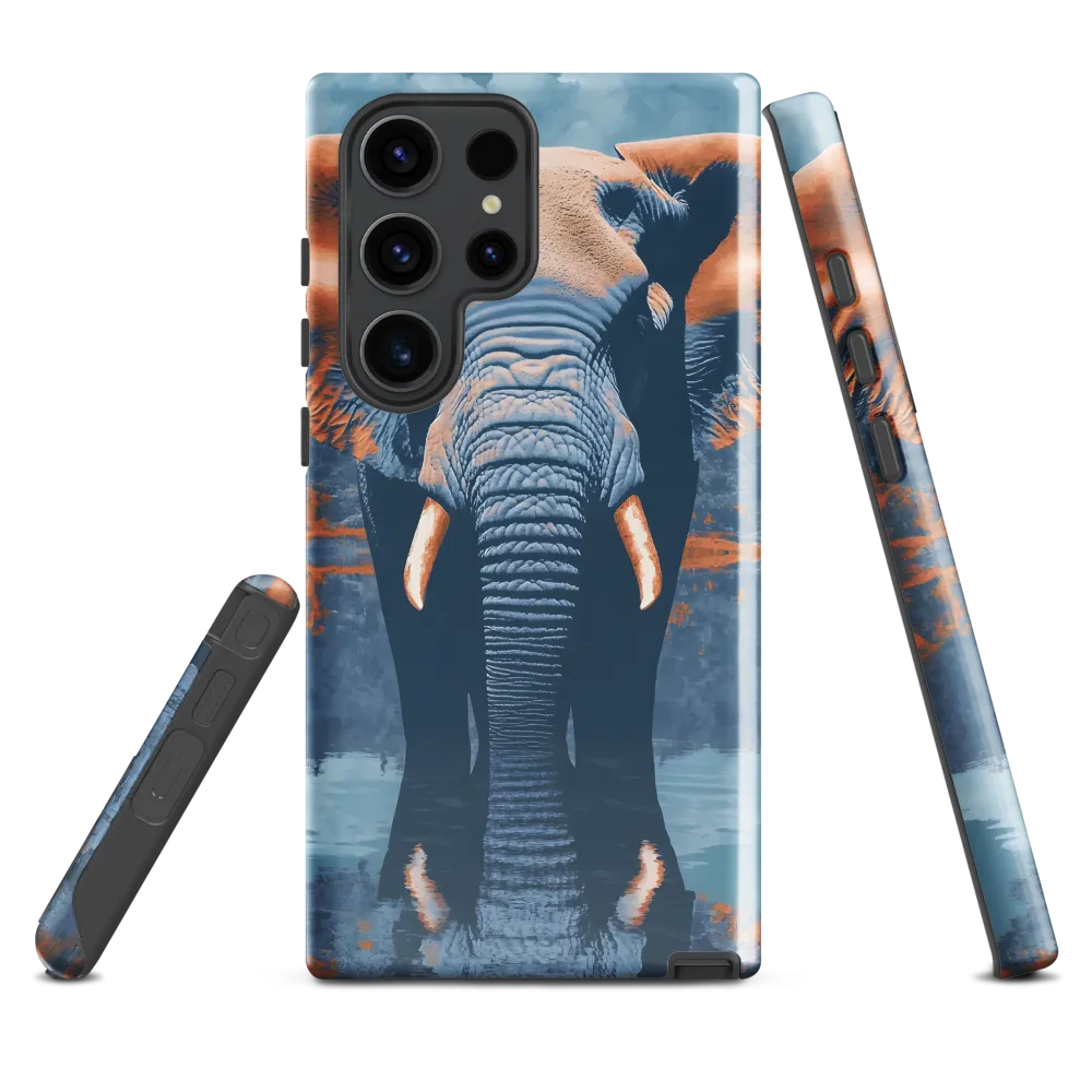 Majestic Reflection: The Elephant's Serenade