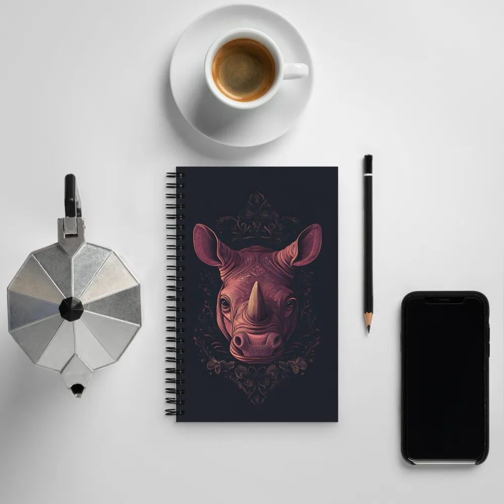 Regal Rhinoceros | Spiral Notebook