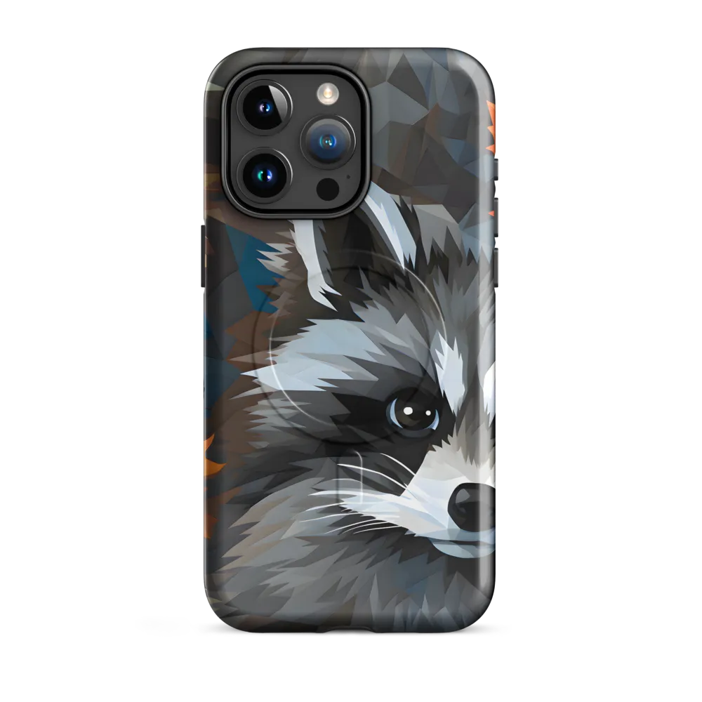 Whispers of Autumn: The Raccoon's Gaze