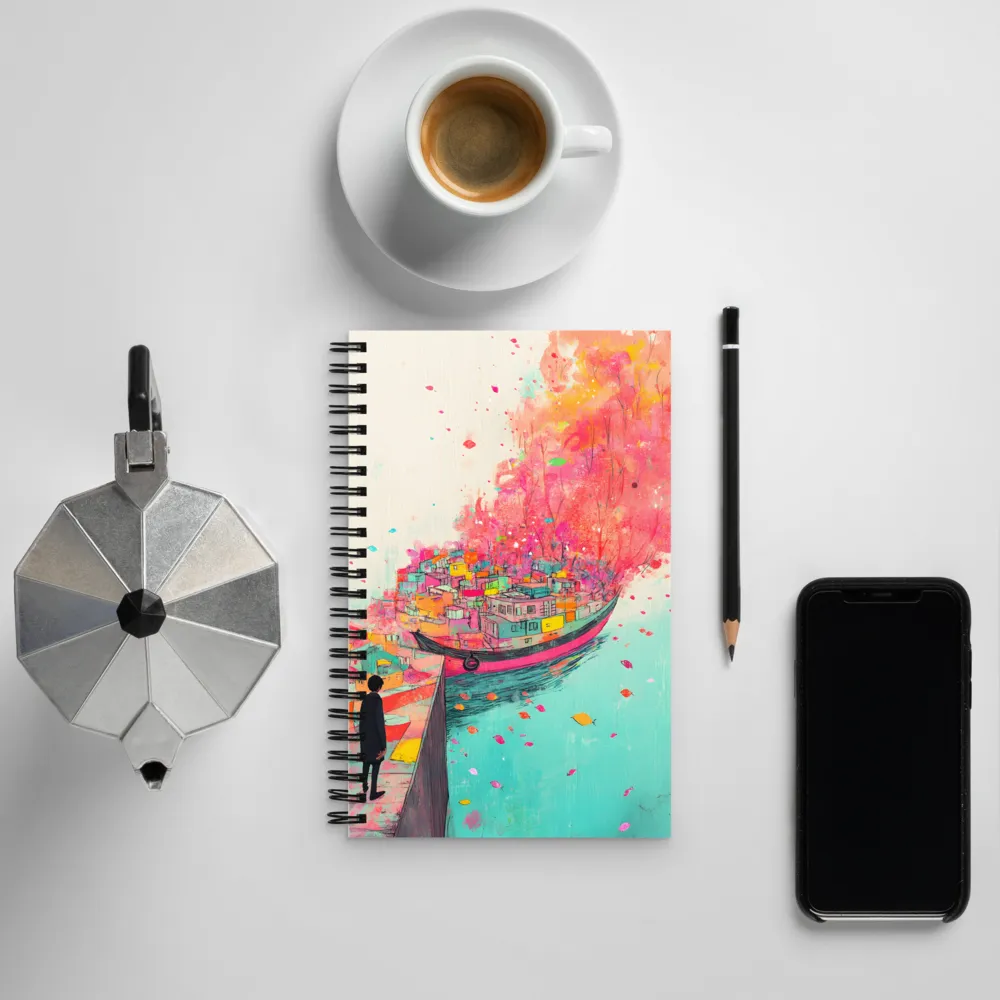 Whispers of a Colorful Dream | Spiral Notebook