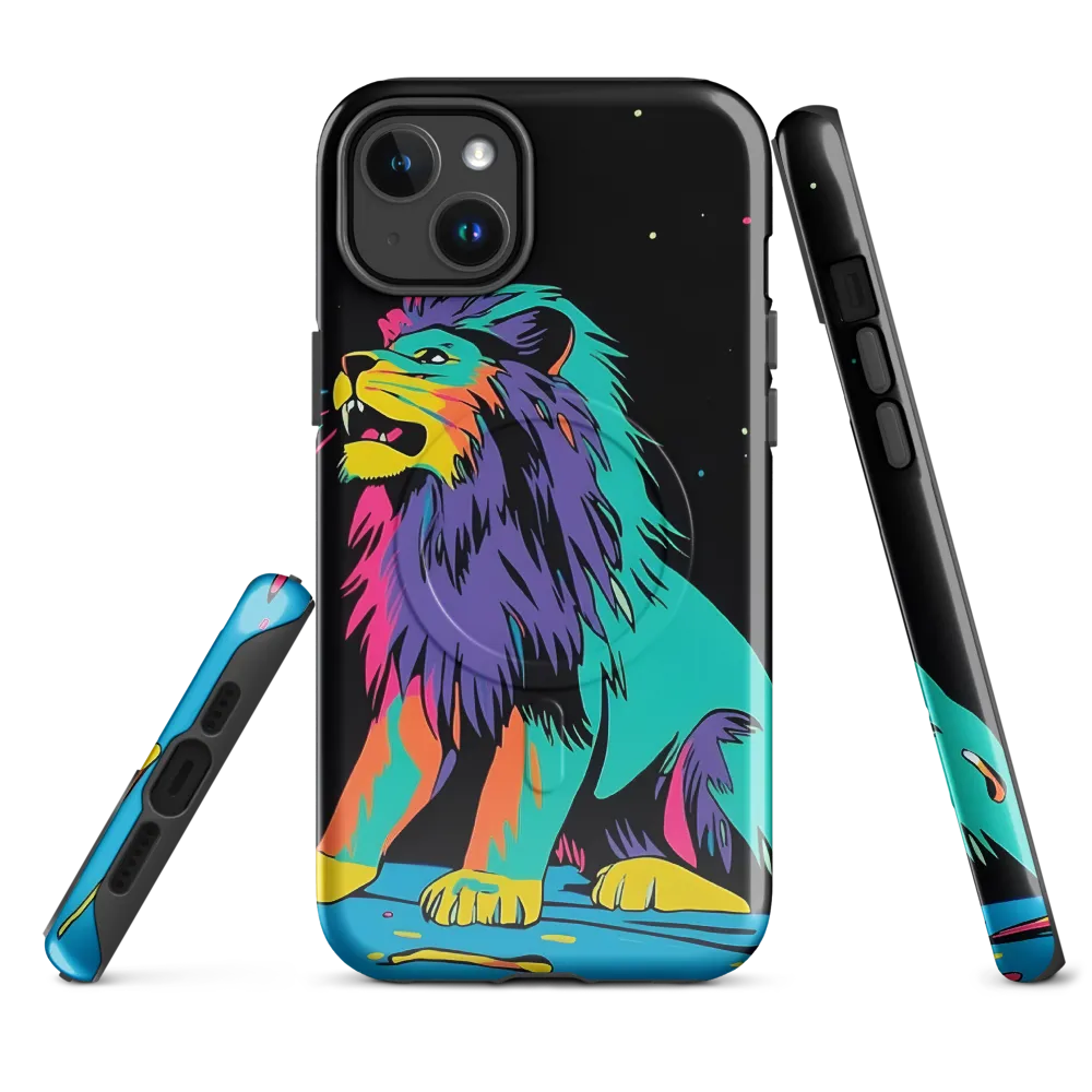Roaring Colors: The Neon Lion