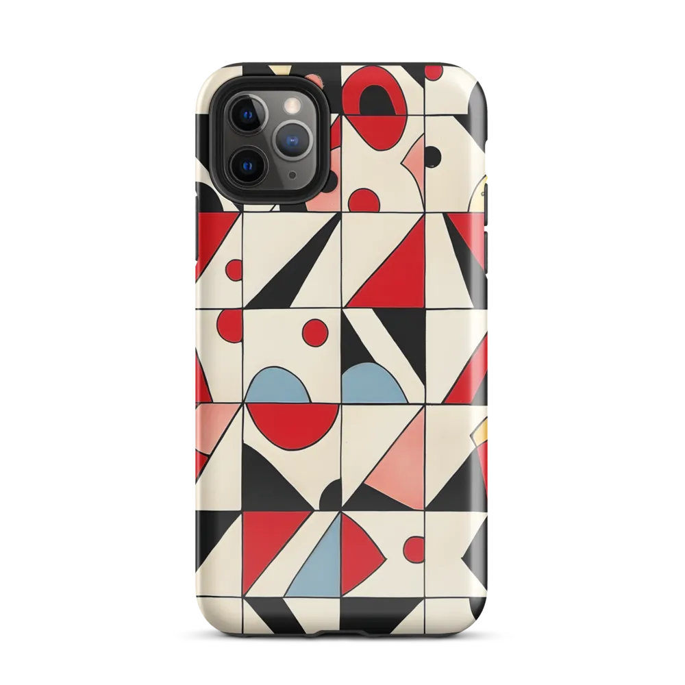 Dynamic Geometric Harmony | Phone Case |  11 Pro Max | Tough Case | Glossy