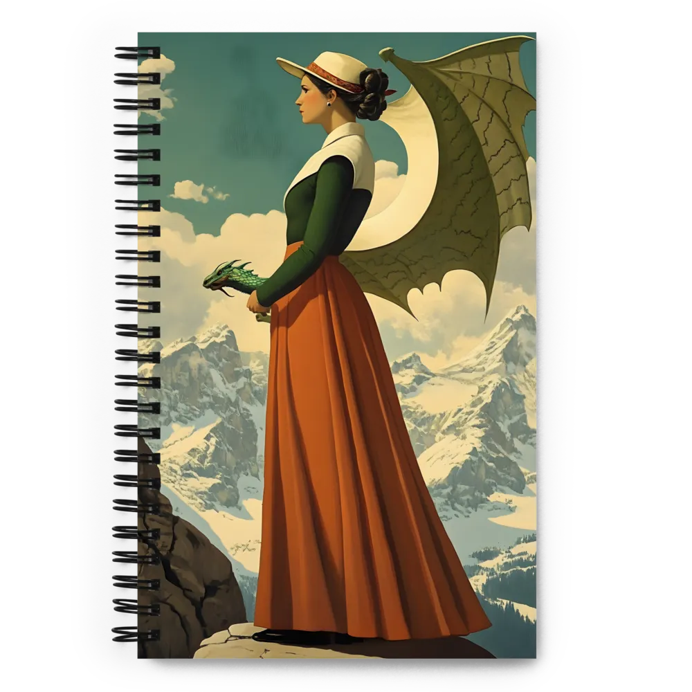 Mystic Harmony: The Dragon Keeper | Spiral Notebook