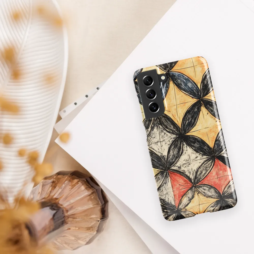 Geometric Harmony | Phone Case |  S21 FE | Snap Case | Glossy