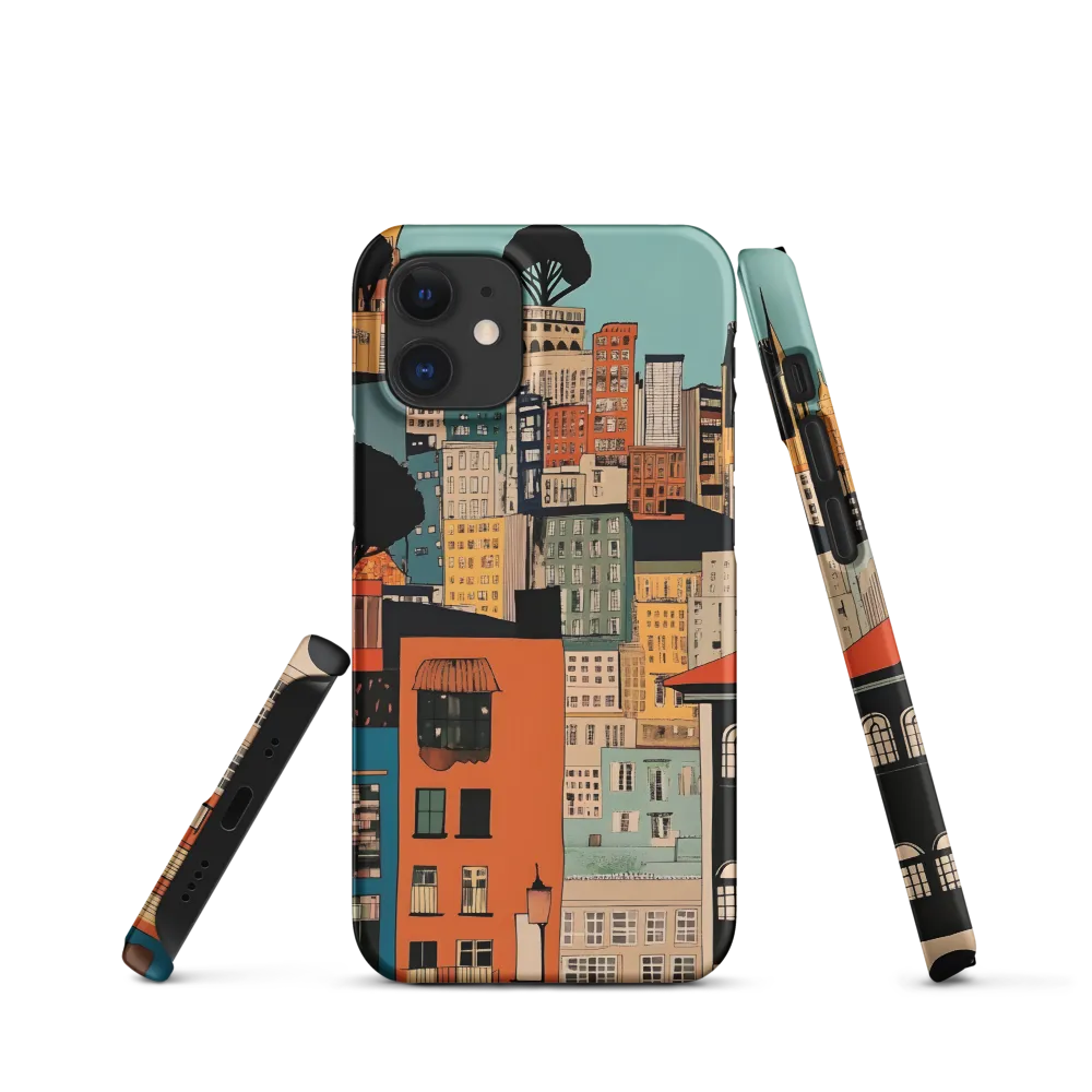Urban Fusion: A Colorful Cityscape