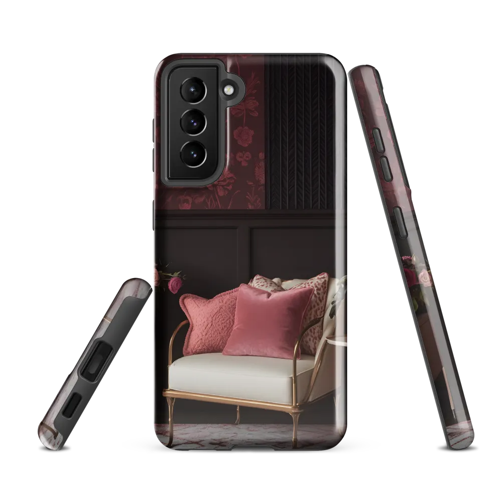 Elegance in Contrast: A Modern Interior Design | Phone Case |  S21 FE | Tough Case | Glossy