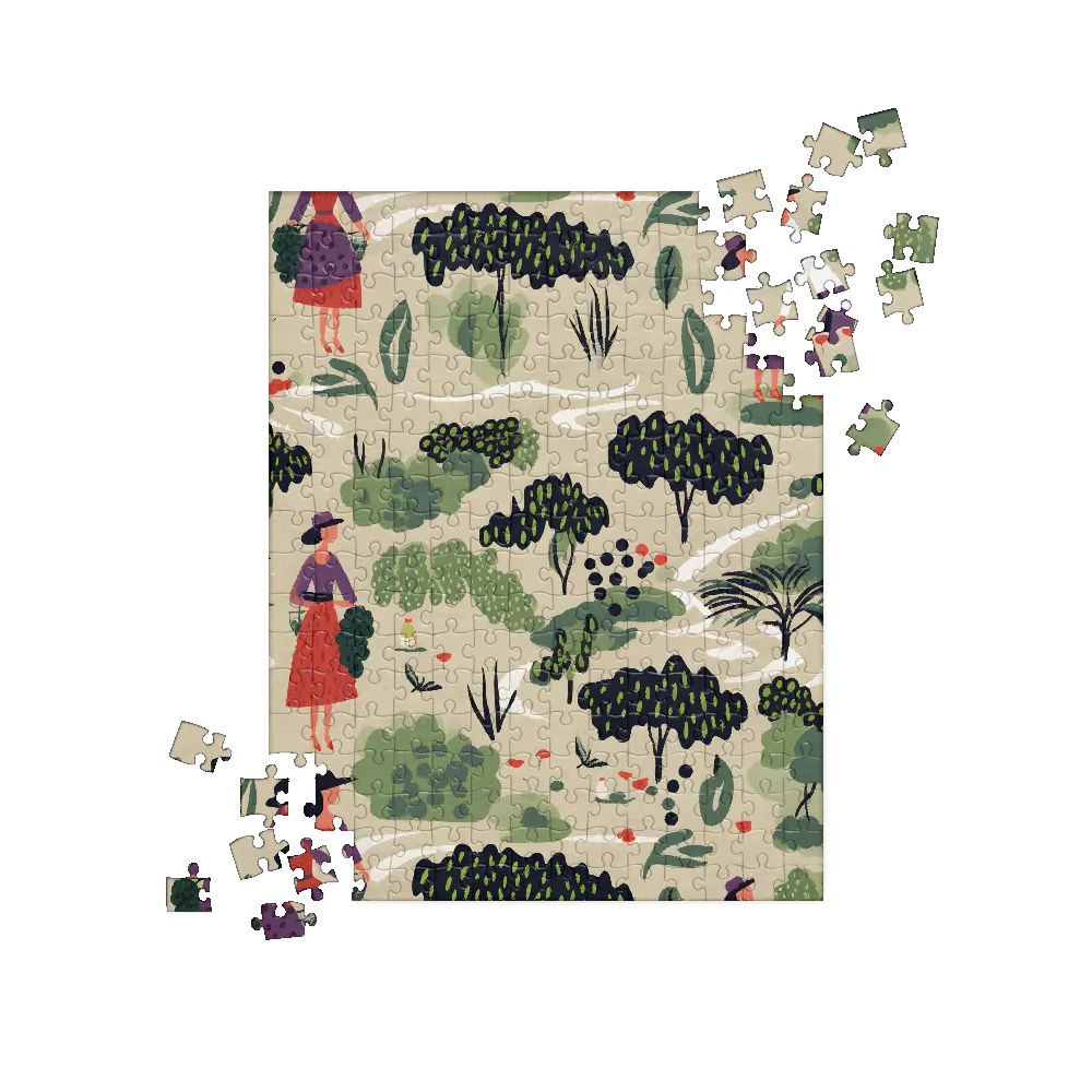 Harmony in Nature: A Whimsical Tapestry