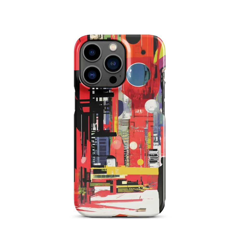 Urban Echoes: A Futuristic Reverie | Phone Case |  13 Pro | Snap Case | Glossy