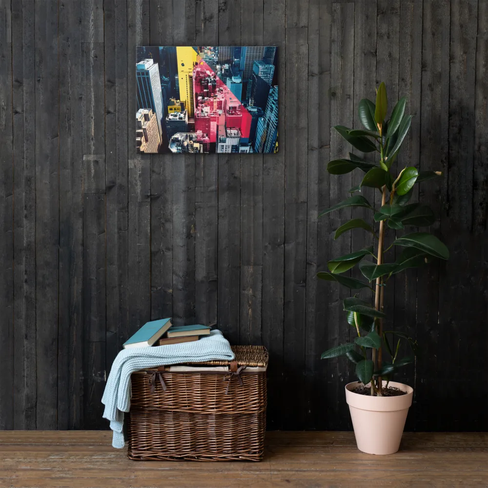 Dynamic Urban Symphony | Thin Canvas | 18″×24″