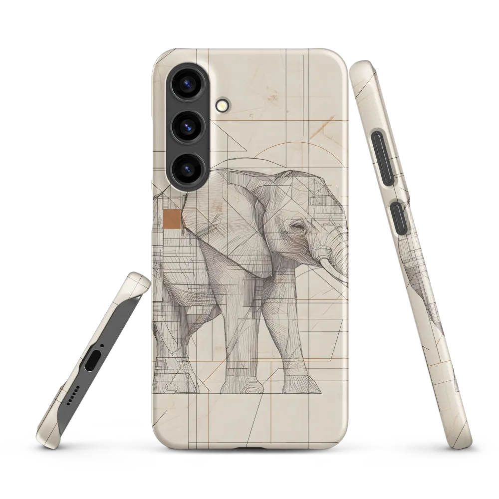 Geometric Elegance: The Steel Elephant