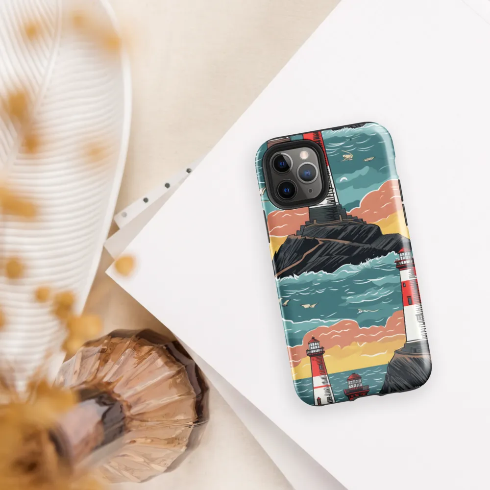 Lighthouses in a Whimsical Ocean