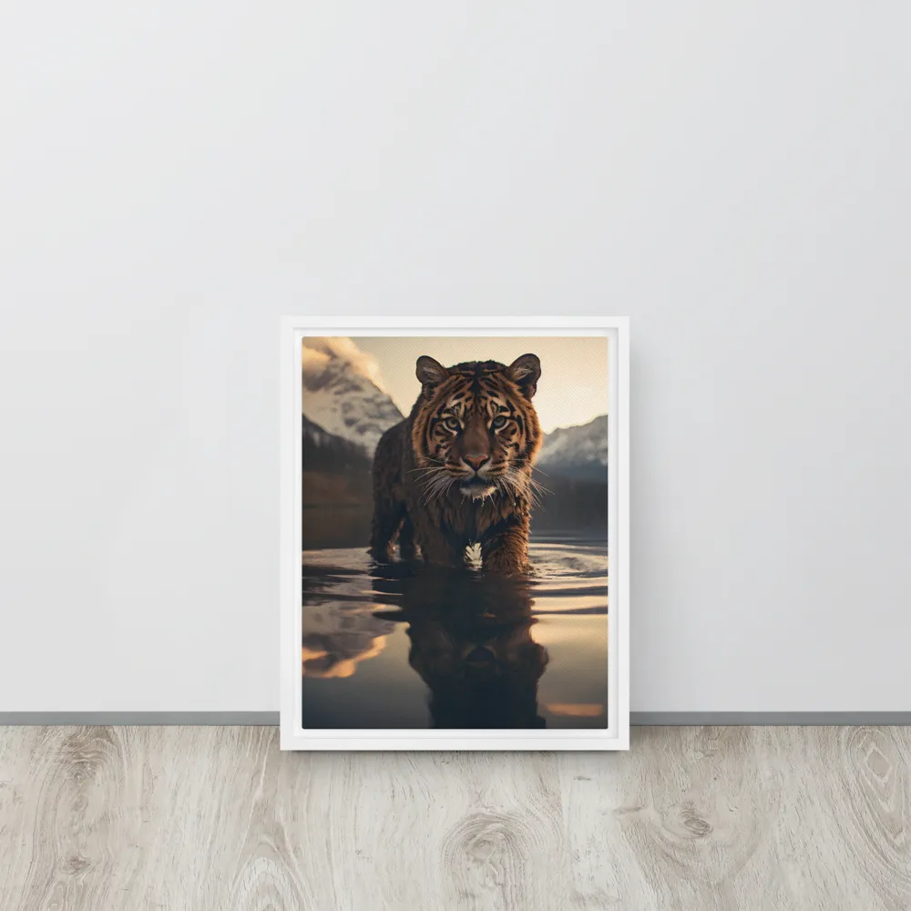 Majestic Reflection: The Tiger's Domain