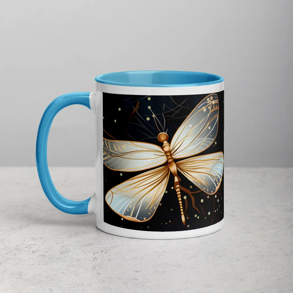 Ethereal Dance: Dragonflies in a Midnight Garden