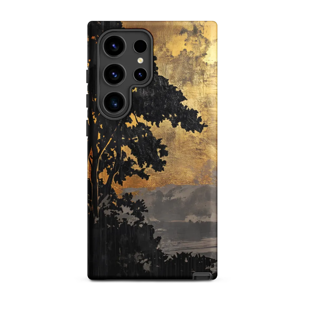 Golden Serenity | Phone Case |  S24 Ultra | Tough Case | Matte
