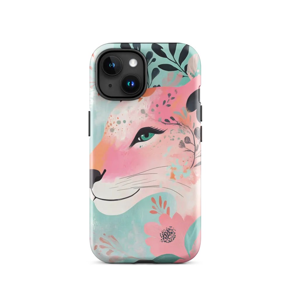 Whimsical Majesty: A Floral Lion