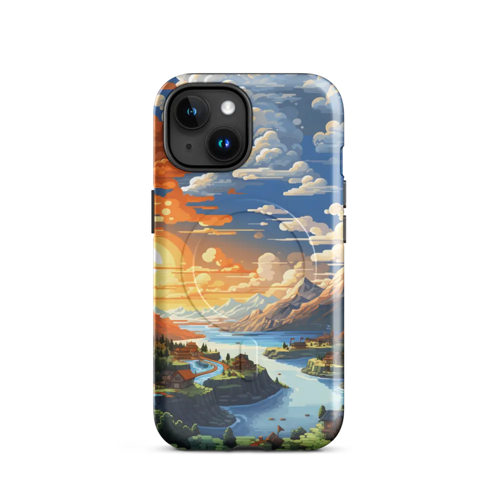Tranquil Sunset Over Serene Landscape
