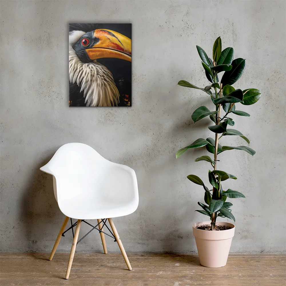 Majestic Hornbill Portrait