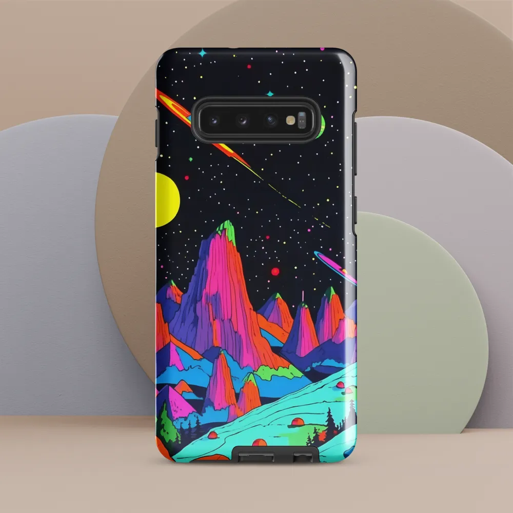 Cosmic Peaks of the Psychedelic Realm | Phone Case |  S10 Plus | Tough Case | Glossy