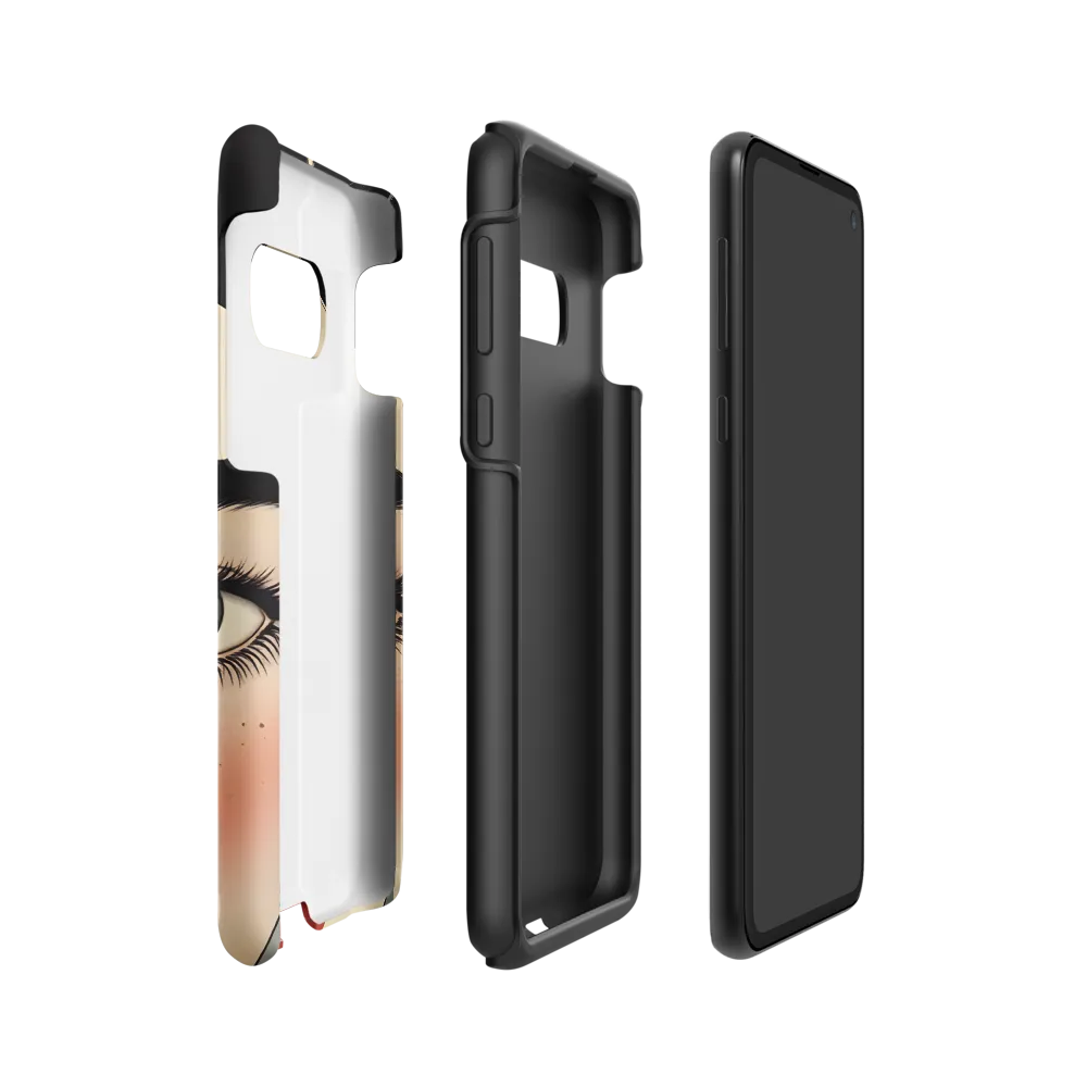 Serenity Captured: A Modern Portrait | Phone Case |  S10e | Tough Case | Matte