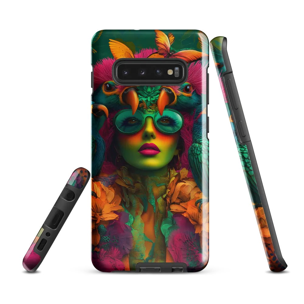 Tropical Reverie | Phone Case |  S10 Plus | Tough Case | Glossy