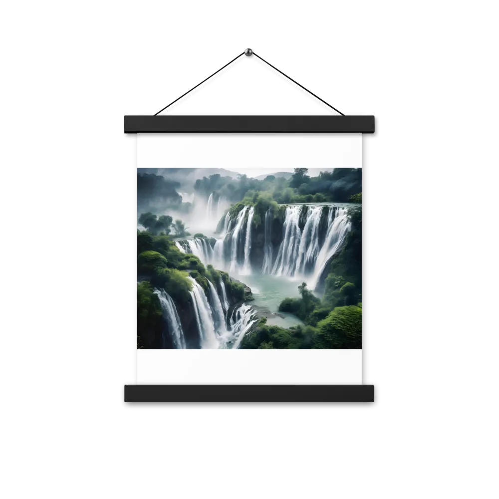 Whispers of the Cascades | Poster With Black Wood Hanger | 11″×14″