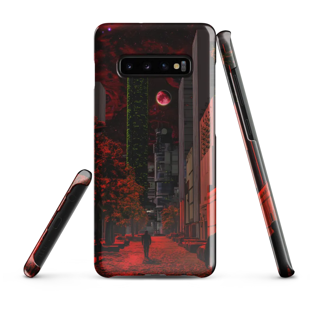 Cosmic Streets of a Dystopian Future | Phone Case |  S10 Plus | Snap Case | Glossy