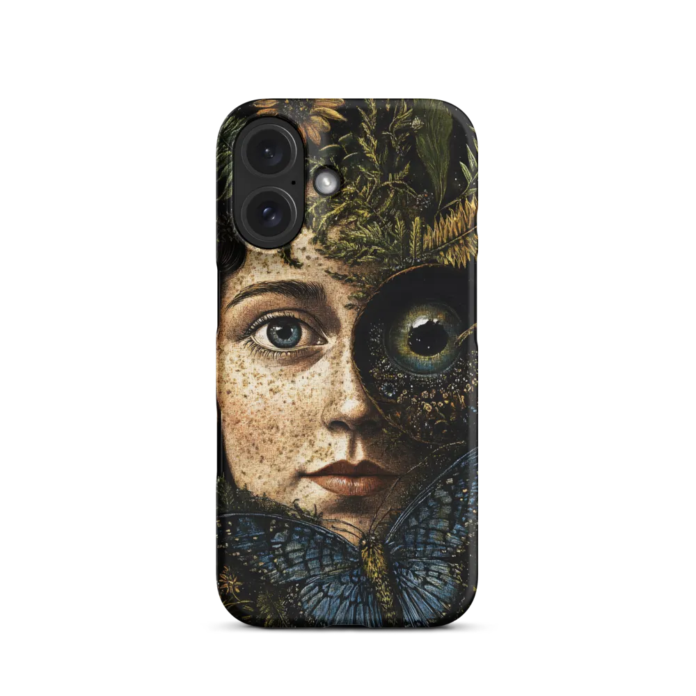 Nature's Embrace: A Surreal Portrait | Phone Case |  16 | Snap Case | Matte