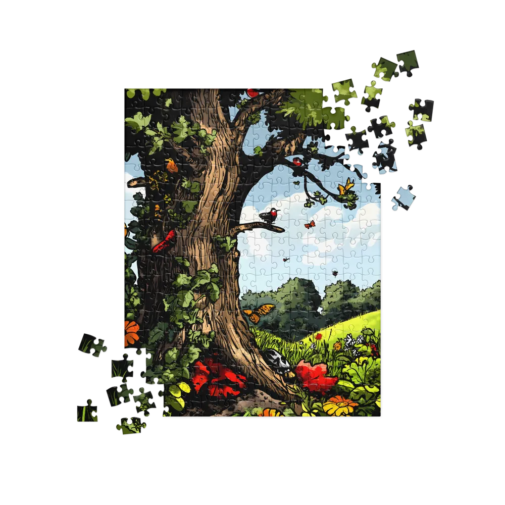 Harmony in Nature: The Invincible Tree | Jigsaw Puzzle | 252 pieces