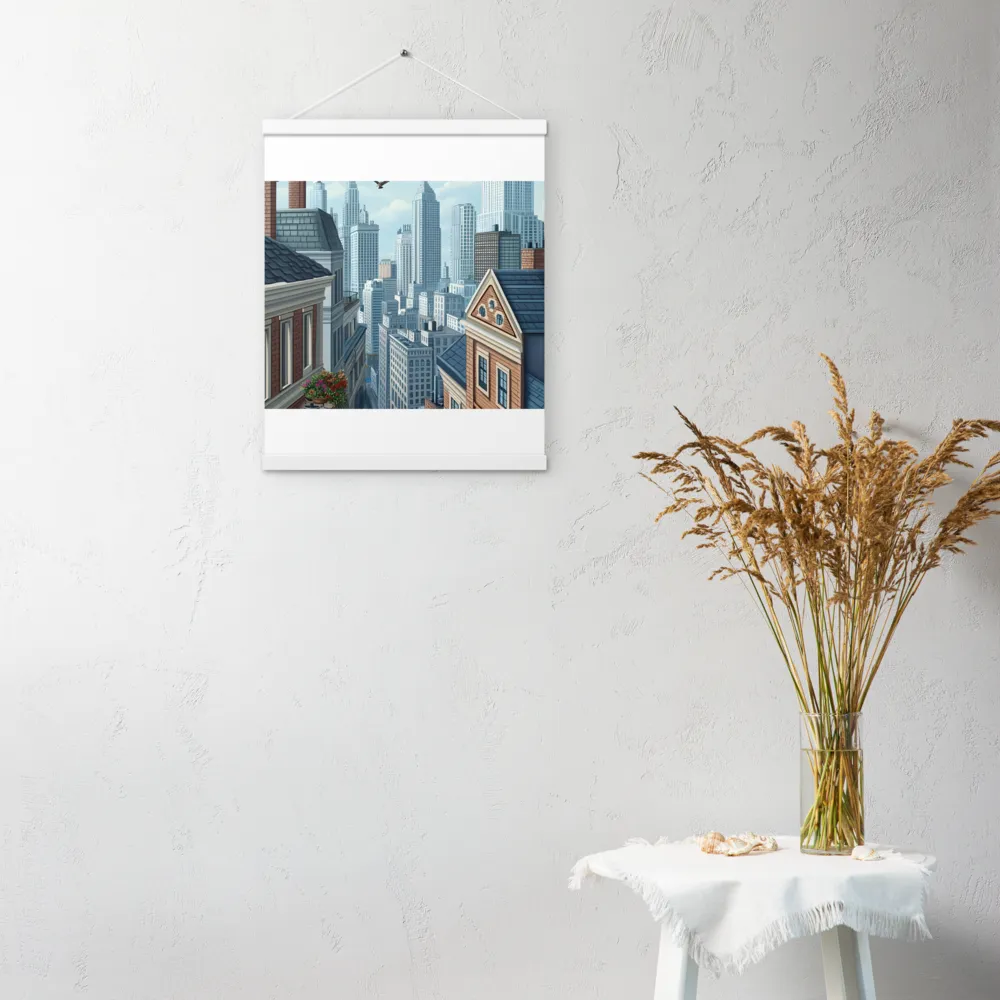 Urban Symphony | Poster With White Wood Hanger | 16″×20″