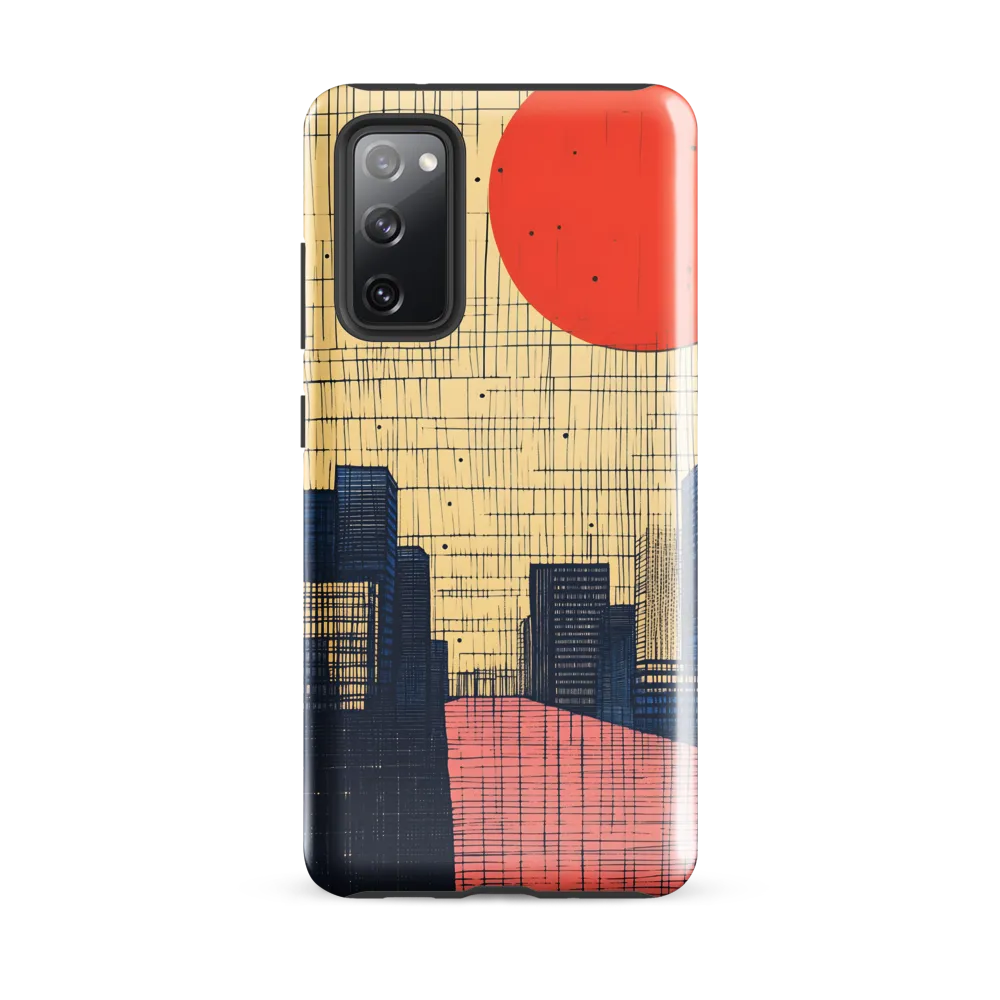 Urban Echoes: A Minimalist Cityscape