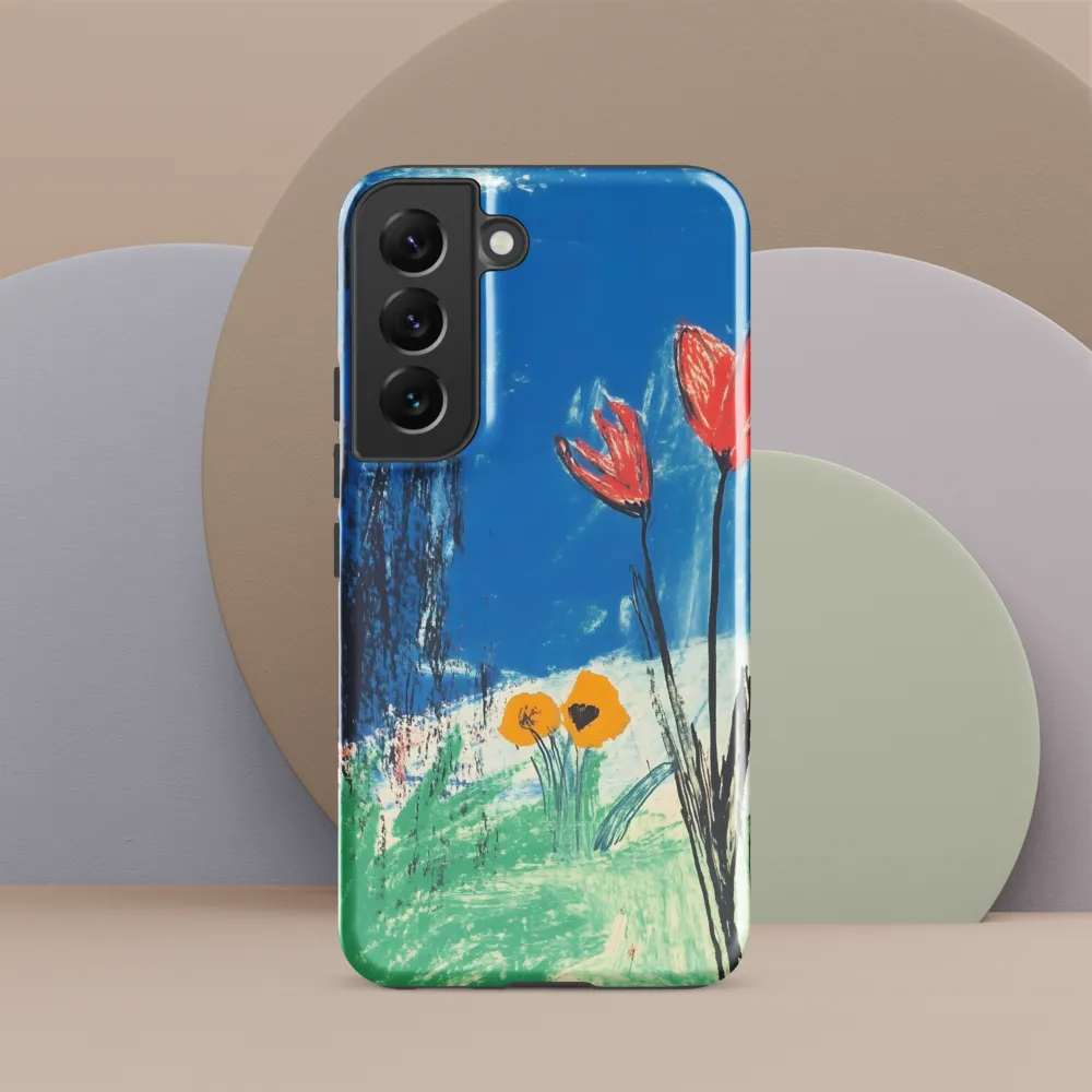 Joyful Blossoms in Blue