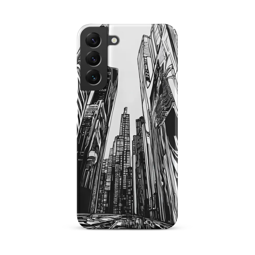 Urban Echoes: A Line Art Journey