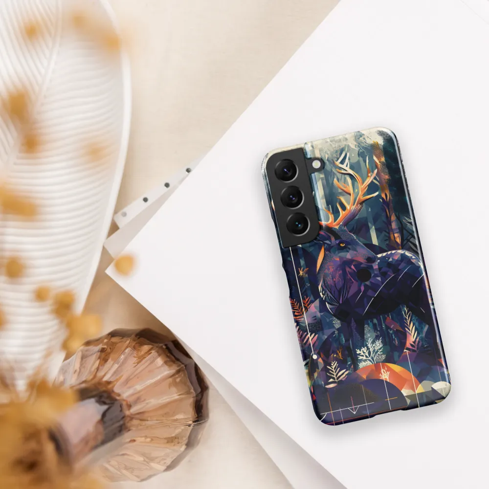 Majestic Serenity: A Geometric Forest Encounter