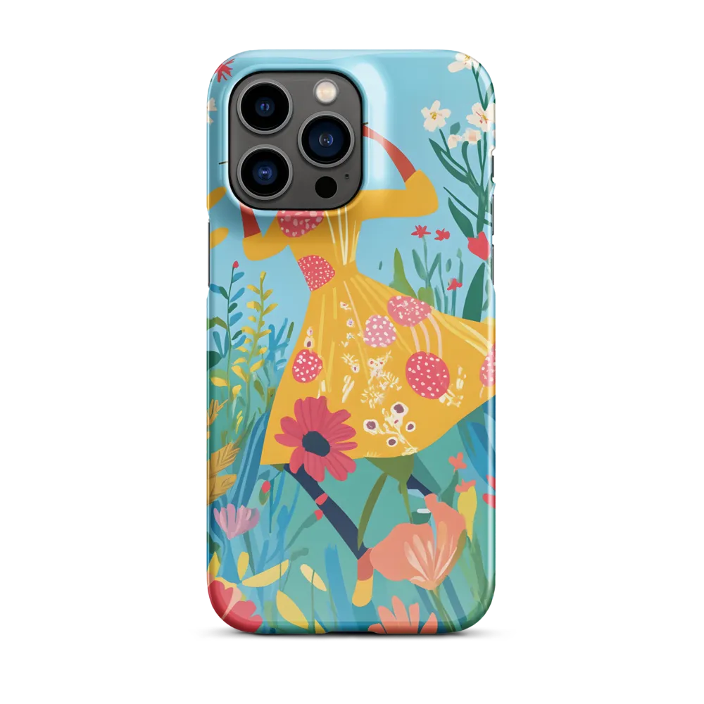 Dancing Among Blossoms | Phone Case |  14 Pro Max | Snap Case | Glossy