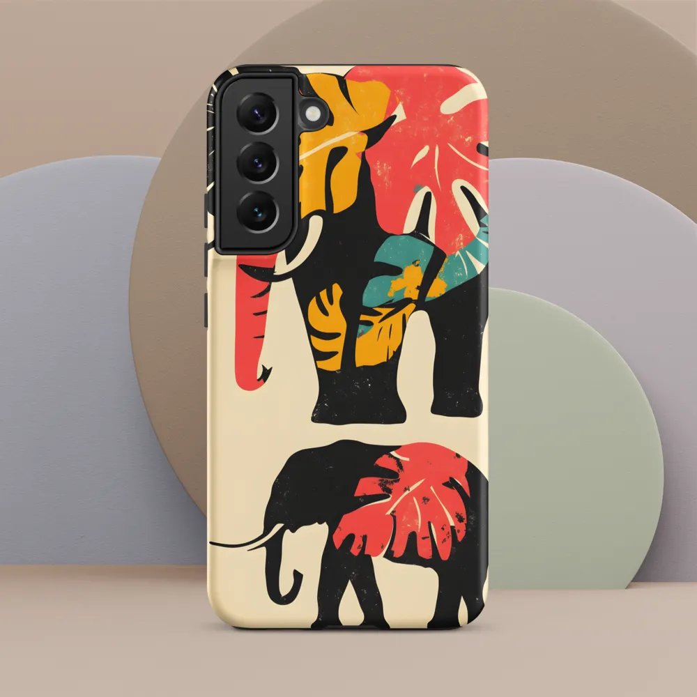 Tropical Elegance: The Elephant's Dance