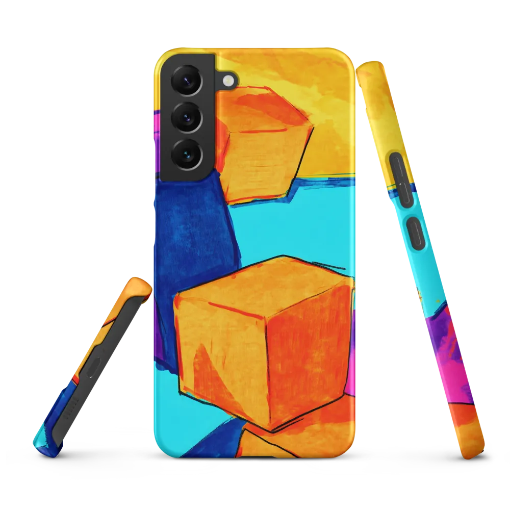 Playful Cubes in Vibrant Harmony