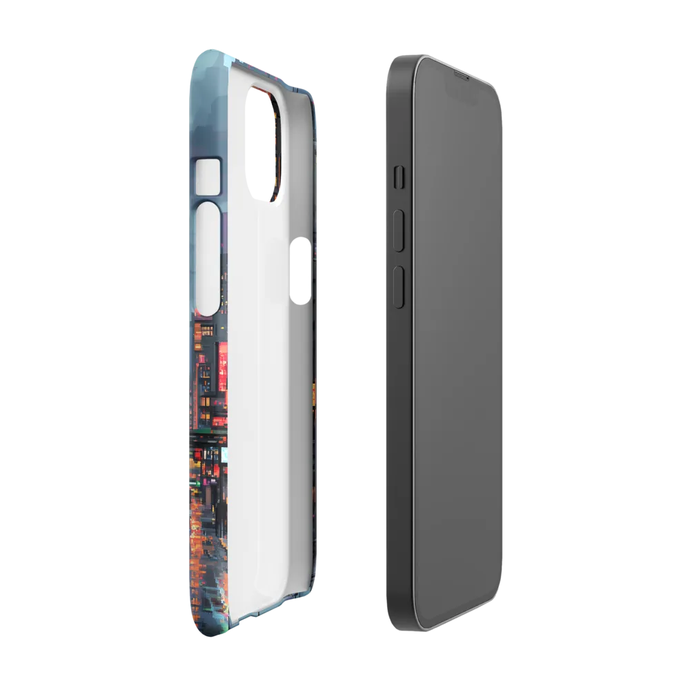 Neon Dreams: A Pixelated Urban Night