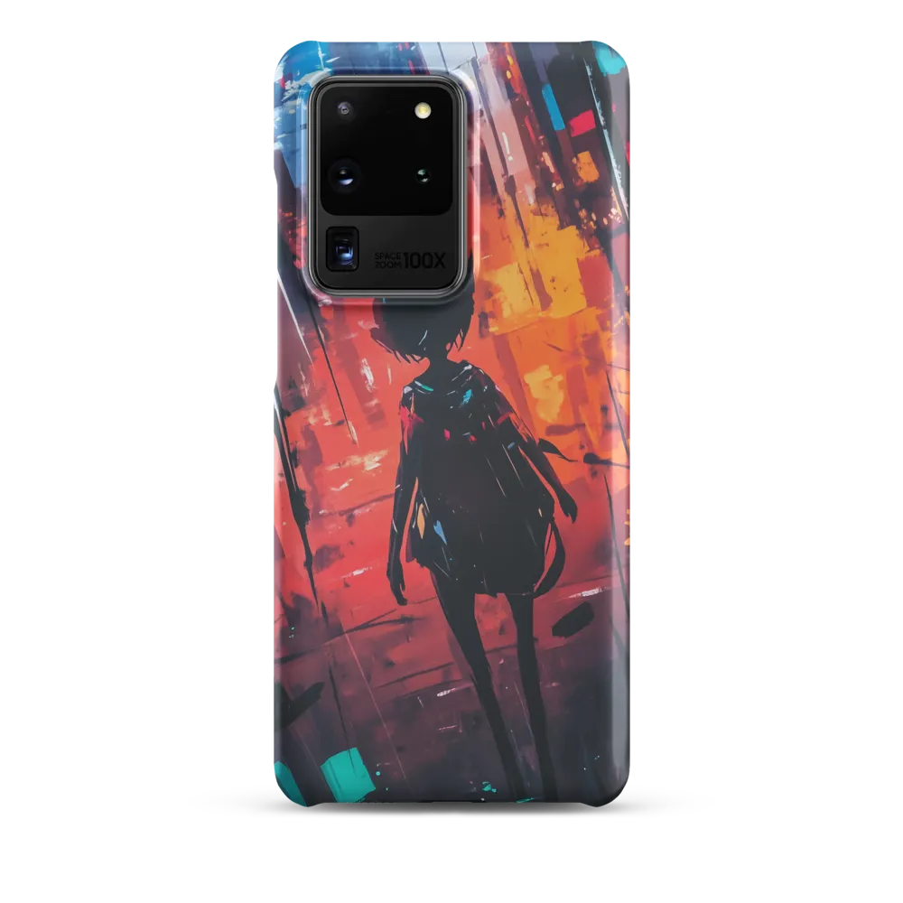 Silhouette in the Urban Abyss | Phone Case |  S20 Ultra | Snap Case | Matte