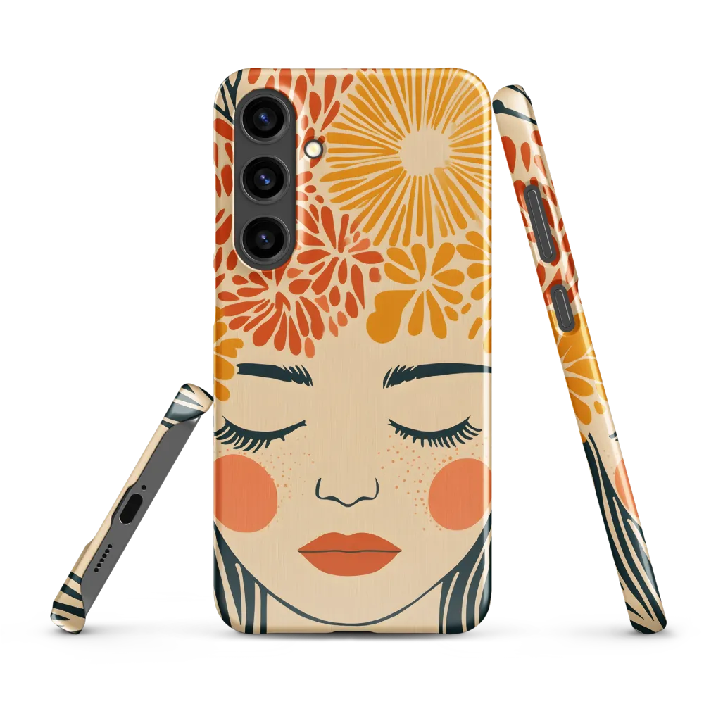 Serenity in Bloom | Phone Case |  S24 Plus | Snap Case | Glossy