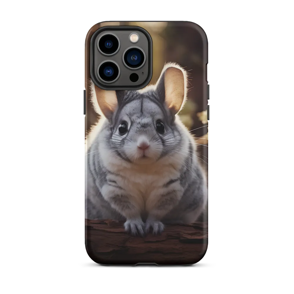 Curious Chinchilla in the Forest