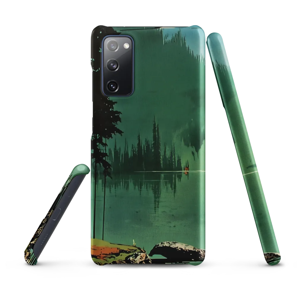Serenity Reflected: A Tranquil Lake Scene