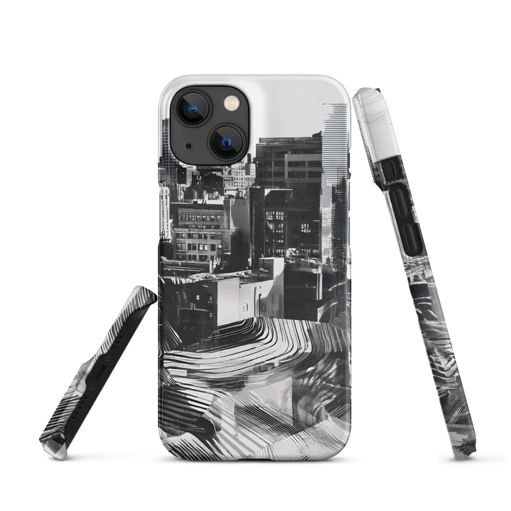 Urban Rhythm in Black and White | Phone Case |  14 | Snap Case | Matte