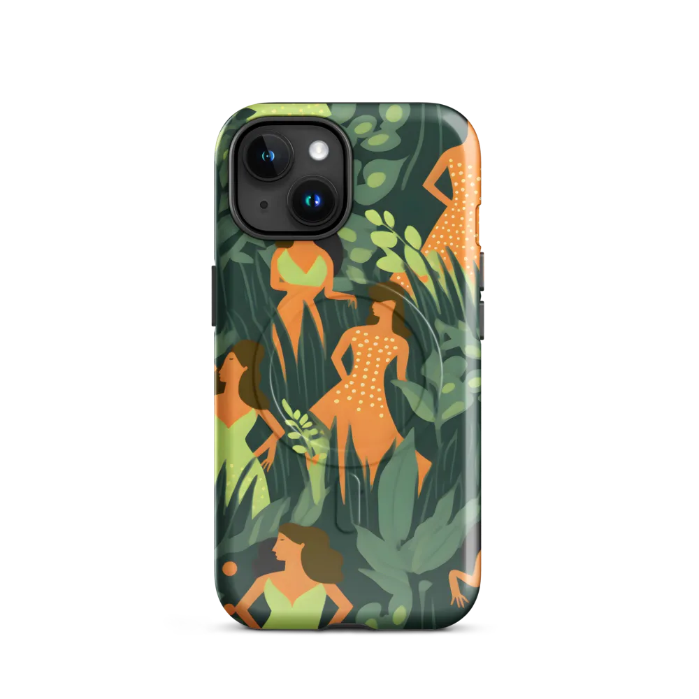 Playful Harmony in Patterns | Phone Case |  15 | MagSafe® Tough Case | Glossy