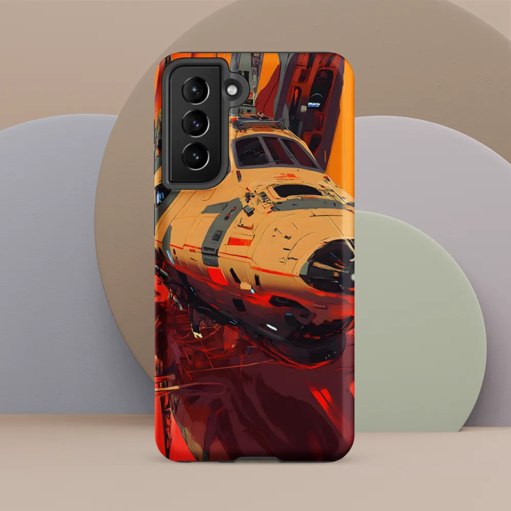 Futuristic Vessel: A Glimpse into Tomorrow | Phone Case |  S21 FE | Tough Case | Matte