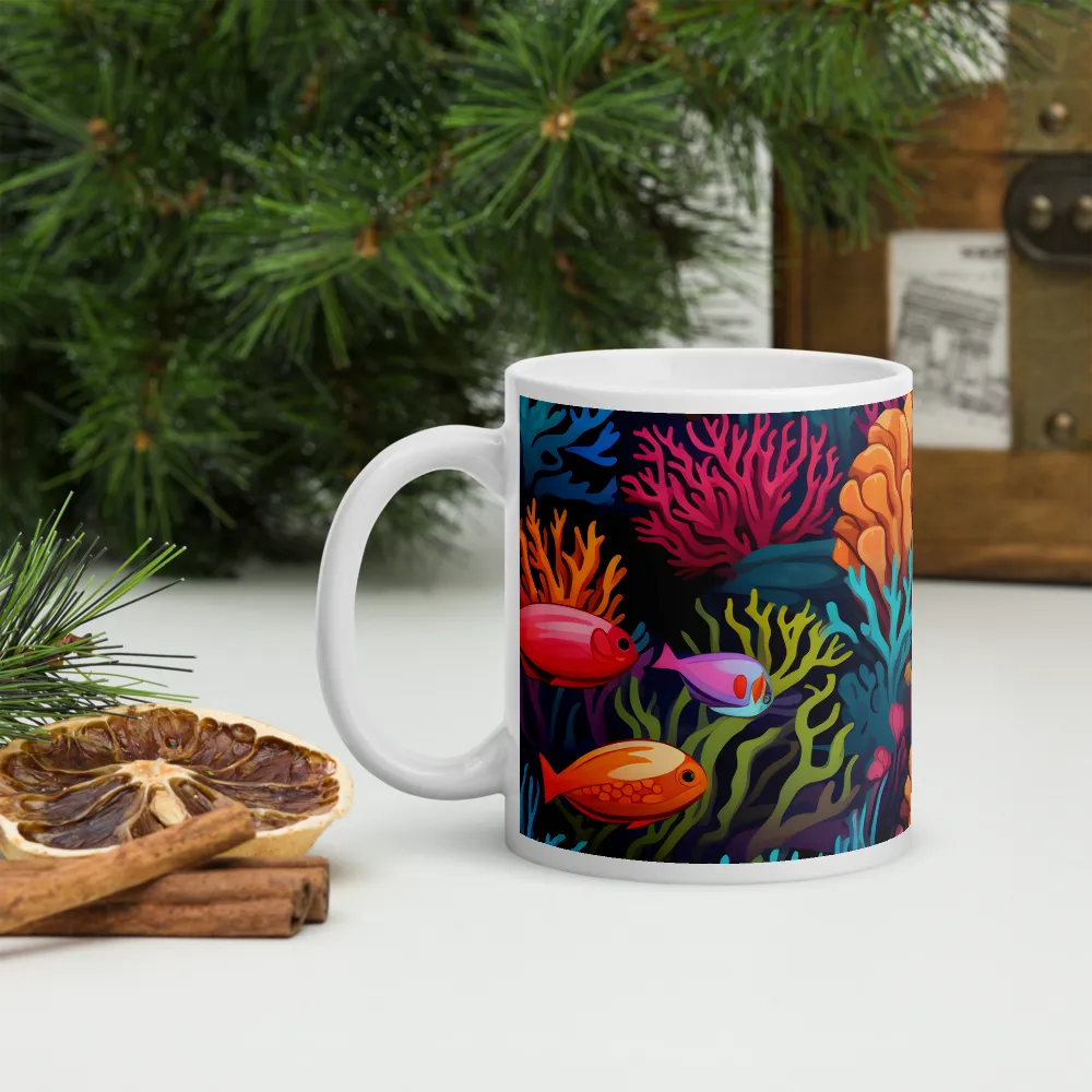 Underwater Harmony: A Coral Reef Wonderland | Mugs | Multiple Sizes & Colors