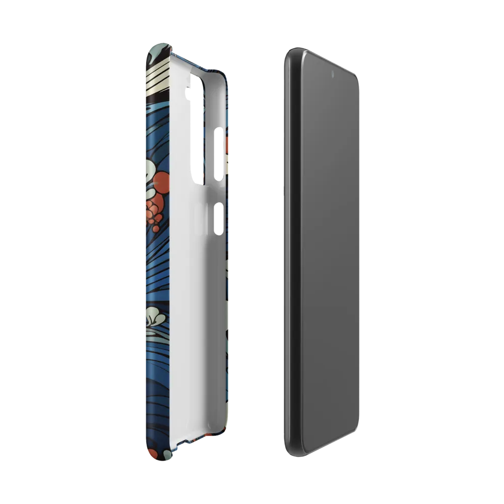 Nature's Elegance: An Oceanic Tapestry | Phone Case |  S21 | Snap Case | Matte