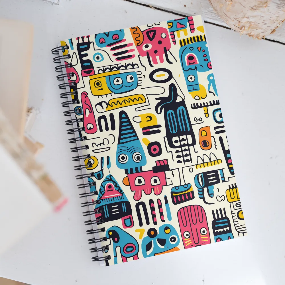 Vibrant Whimsy | Spiral Notebook